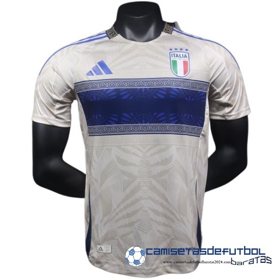 Especial Jugadores Camiseta Italia Equipación 2024 Blanco Azul