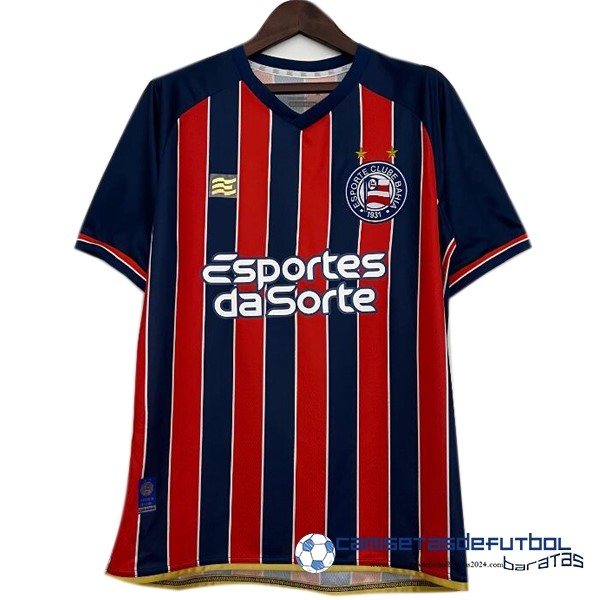 Esquadrao Tailandia Casa Camiseta Bahia Equipación 2023 2024 Azul Rojo