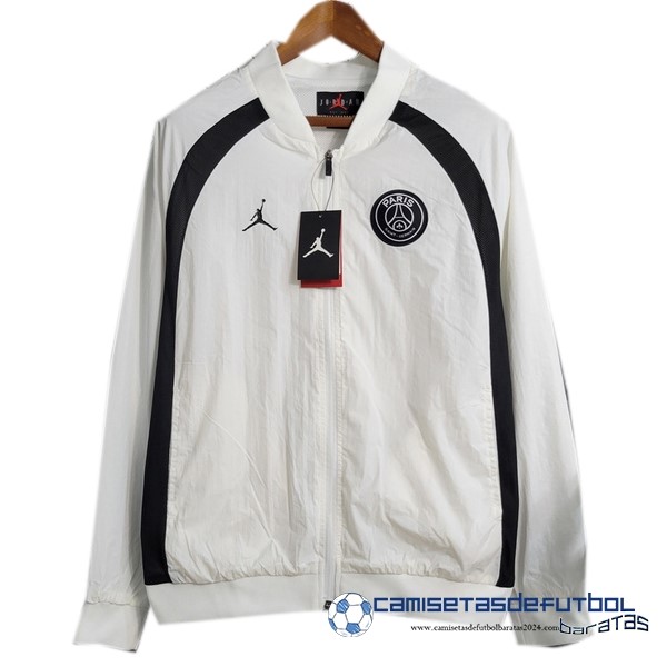 JORDAN Rompevientos Paris Saint Germain Equipación 2023 2024 Blanco