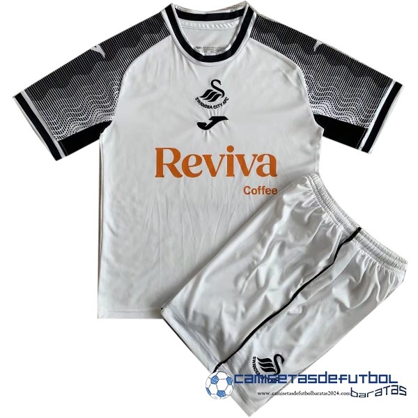 Joma Casa Conjunto De Niños Swansea Equipación 2023 2024 Blanco