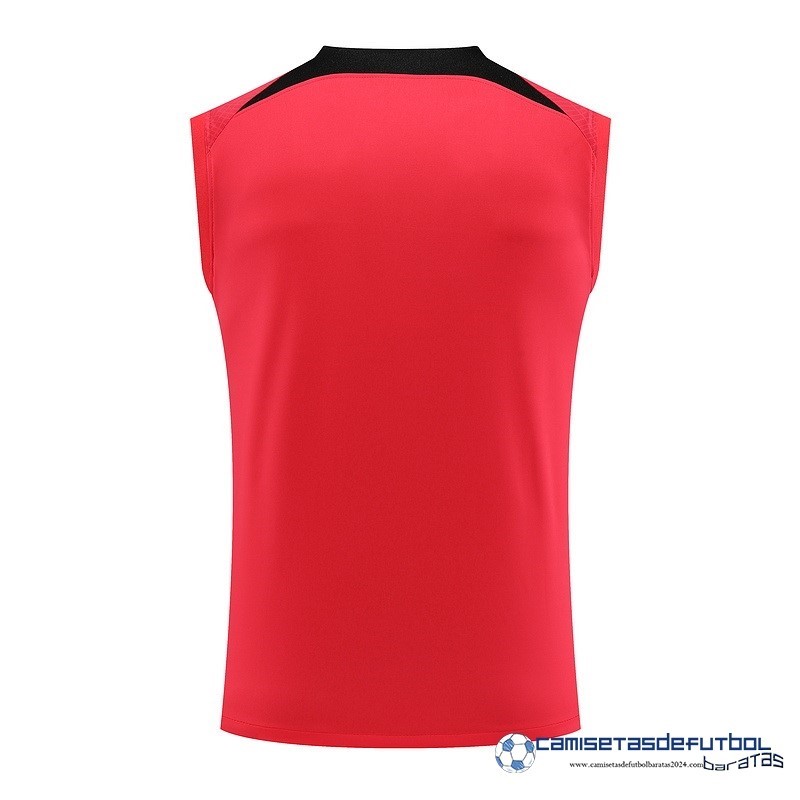 Jordan Entrenamiento Sin Mangas Paris Saint Germain  Equipación 2023 2024 Rojo I Negro - Image 2