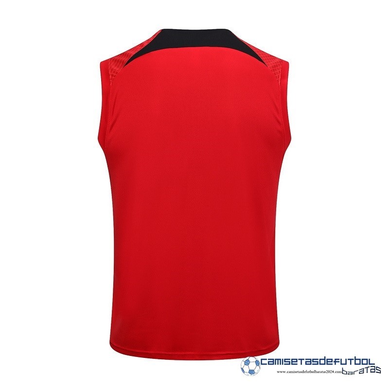 Jordan Entrenamiento Sin Mangas Paris Saint Germain  Equipación 2023 2024 Rojo Negro - Image 2