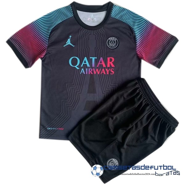 Jordan Especial Conjunto De Niños Paris Saint Germain Equipación 2023 2024 Purpura Negro