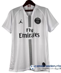 Jordan Segunda Camiseta Paris Saint Germain Retro Equipación 2018 2019 Blanco