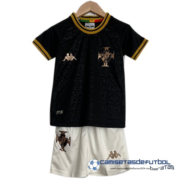 Kappa Portero Conjunto De Niños Vasco da Gama 2022 Equipación 2023 Negro