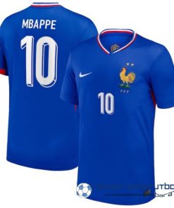 NO.10 Mbappe Tailandia Casa Camiseta Francia Equipación 2024