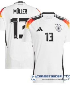 NO.13 Müller Tailandia Casa Camiseta Alemania Equipación 2024