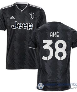 NO.38 Aké Segunda Camiseta Juventus Equipación 2022 2023 Negro