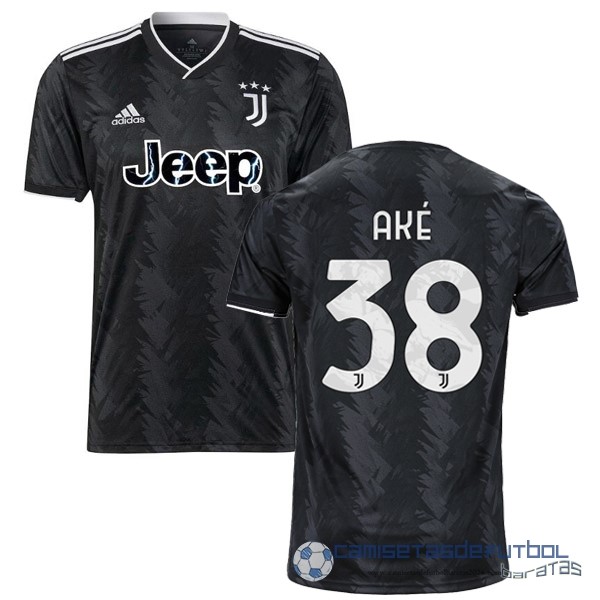 NO.38 Aké Segunda Camiseta Juventus Equipación 2022 2023 Negro