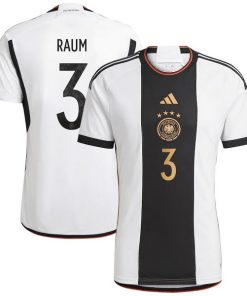 NO.3 Raum Casa Camiseta Alemania 2022 Blanco
