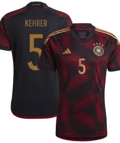 NO.5 Kehrer Segunda Camiseta Alemania 2022 Rojo