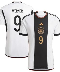 NO.9 Werner Casa Camiseta Alemania 2022 Blanco