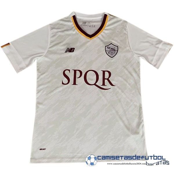 New Balance Tailandia Segunda Camiseta As Roma 2022  Equipación 2023 I Blanco