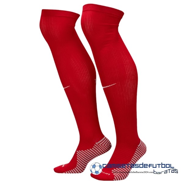 Nike Casa Calcetines Niños Liverpool  Equipación 2023 2024 Rojo