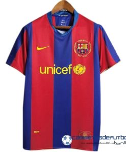 Nike Casa Camiseta Barcelona Retro Equipación 2007 2008 Azul Rojo