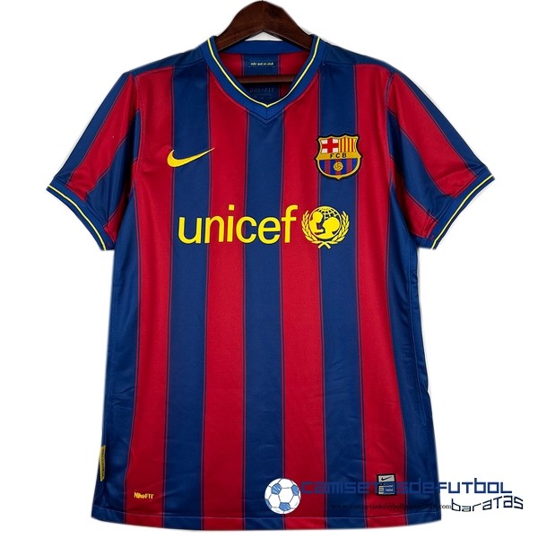 Nike Casa Camiseta Barcelona Retro Equipación 2009 2010 Azul Rojo