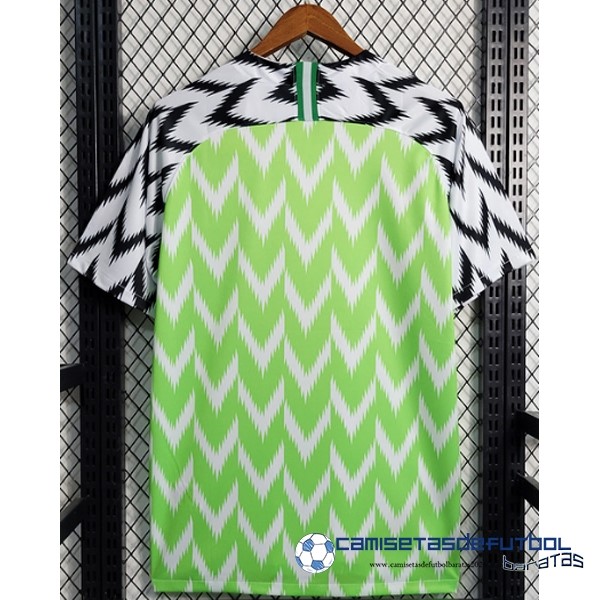 Nike Casa Camiseta Nigeria Retro Equipación 2018 Verde - Image 2