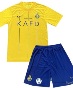 Nike Casa Conjunto De Hombre Al Nassr  Equipación 2023 2024 Amarillo