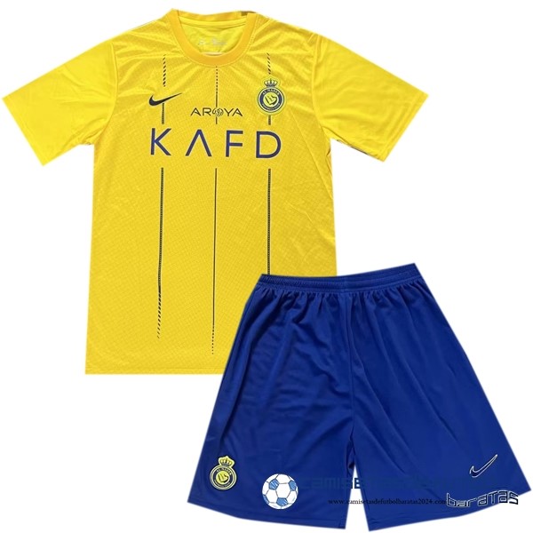 Nike Casa Conjunto De Hombre Al Nassr  Equipación 2023 2024 Amarillo