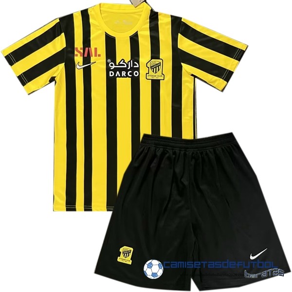 Nike Casa Conjunto De Hombre Ittihad Equipación 2023 2024 Amarillo
