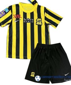 Nike Casa Conjunto De Niños Ittihad  Equipación 2023 2024 Amarillo