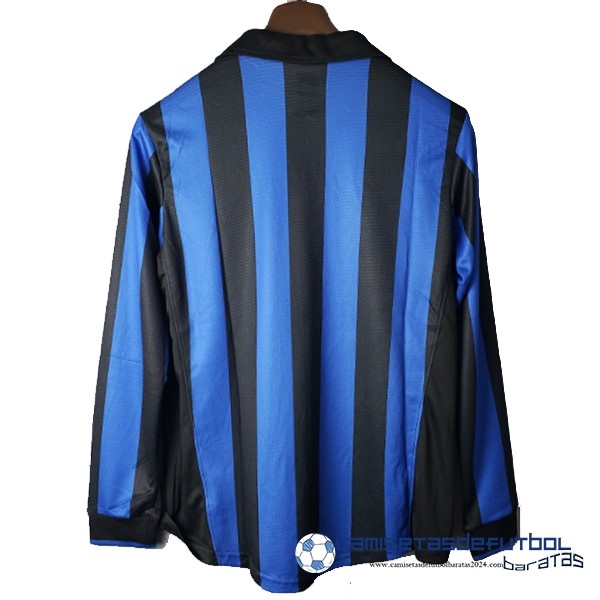 Nike Casa Manga Larga Inter Milán Retro Equipación 1998 1999 Azul - Image 2
