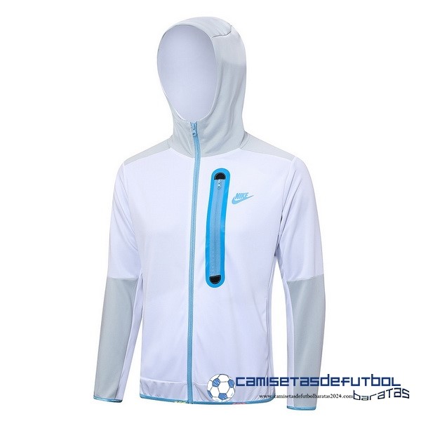 Nike Chaqueta Con Capucha Nike Equipación 2023 Blanco Gris Azul