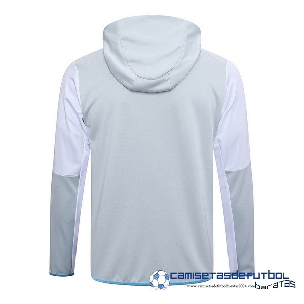 Nike Chaqueta Con Capucha Nike Equipación 2023 Blanco Gris Azul - Image 2