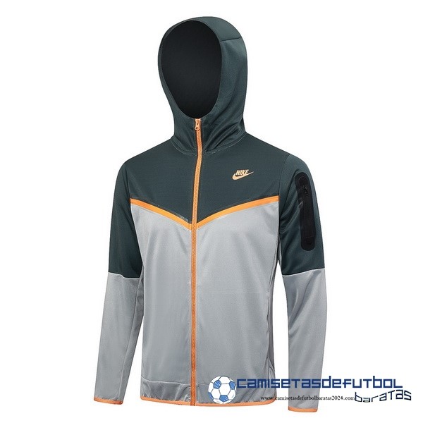Nike Chaqueta Con Capucha Nike Equipación 2023 Verde Gris
