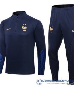 Nike Conjunto Completo Sudadera Entrenamiento Niños Francia 2022 Azul III Marino