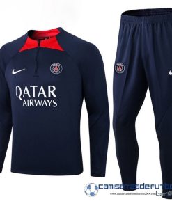Nike Conjunto Completo Sudadera Entrenamiento Niños Paris Saint Germain 2022  Equipación 2023 Azul Marino Rojo