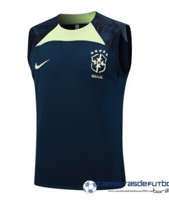 Nike Entrenamiento Sin Mangas Brasil Equipación 2023 Azul Marino III Verde