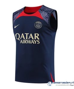 Nike Entrenamiento Sin Mangas Paris Saint Germain  Equipación 2023 2024 Azul Rojo Purpura