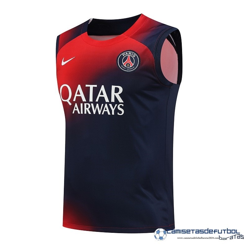 Nike Entrenamiento Sin Mangas Paris Saint Germain  Equipación 2023 2024 Rojo Azul