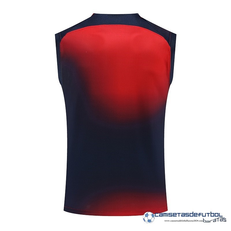 Nike Entrenamiento Sin Mangas Paris Saint Germain  Equipación 2023 2024 Rojo Azul - Image 2