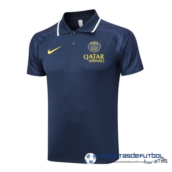 Nike Polo Paris Saint Germain Equipación 2023 2024 Azul Marino