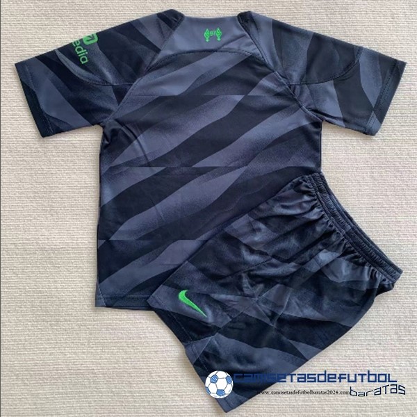 Nike Portero Conjunto De Hombre Liverpool  Equipación 2023 2024 Negro - Image 2