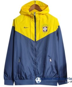 Nike Rompevientos Brasil  Equipación 2023 Amarillo Azul