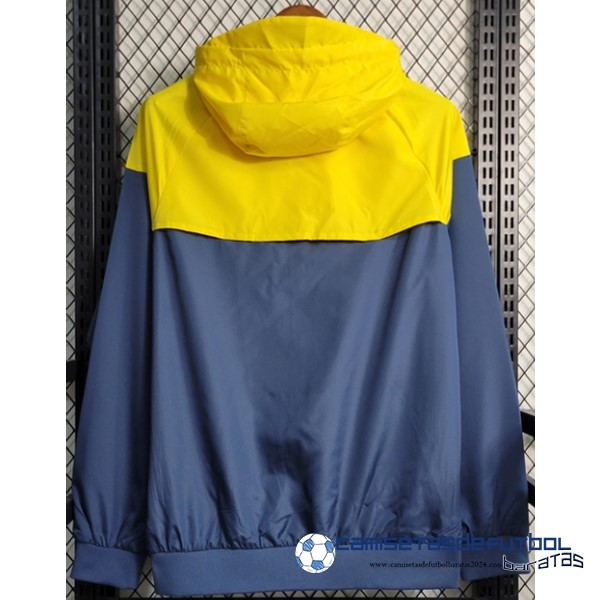Nike Rompevientos Brasil Equipación 2023 Amarillo Azul - Image 2