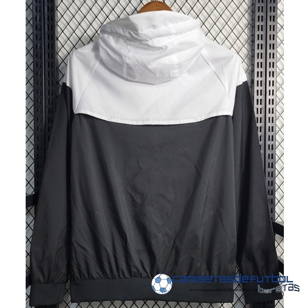 Nike Rompevientos Corinthians Paulista Equipación 2023 2024 Blanco Negro - Image 2