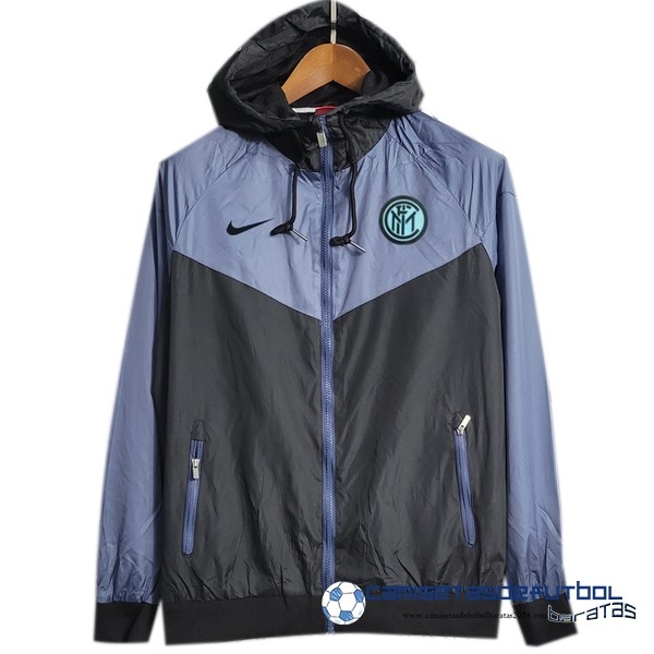 Nike Rompevientos Inter Milán Equipación 2023 2024 Azul Negro