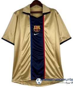 Nike Segunda Camiseta Barcelona Retro Equipación 2001 2003 Amarillo