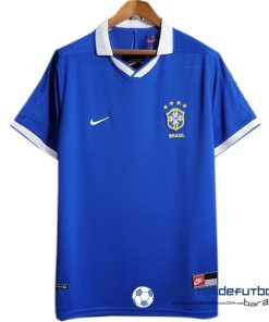 Nike Segunda Camiseta Brasil 1997 Azul