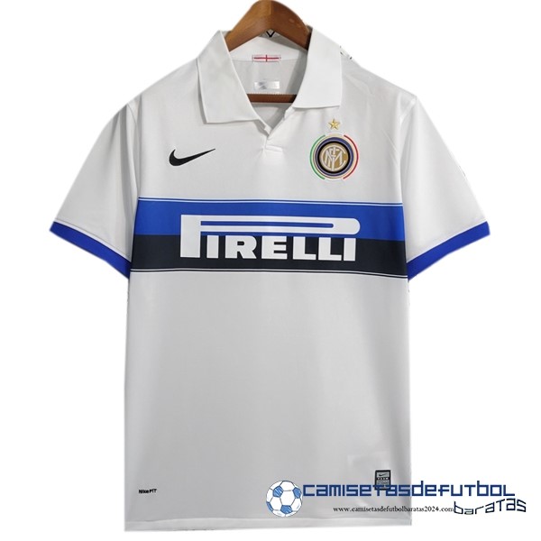 Nike Segunda Camiseta Inter Milán Retro Equipación 2009 2010 Blanco