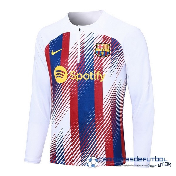 Nike Sudadera Entrenamiento Barcelona Equipación 2023 2024 Rojo Blanco Azul