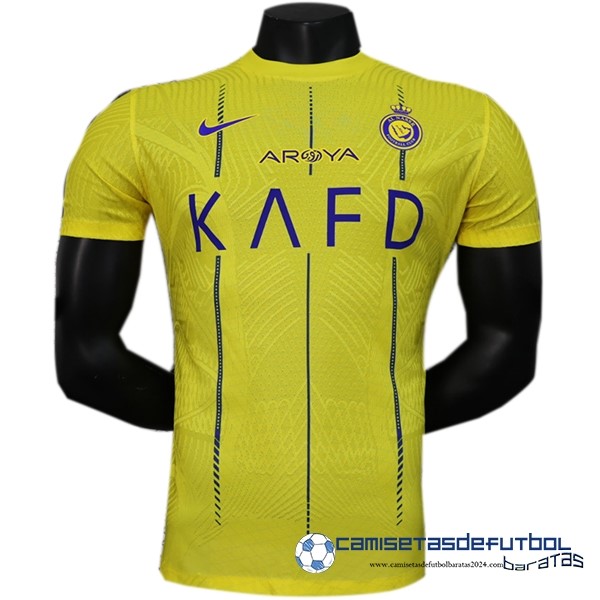 Nike Tailandia Casa Jugadores Camiseta Al Nassr Equipación 2023 2024 Amarillo