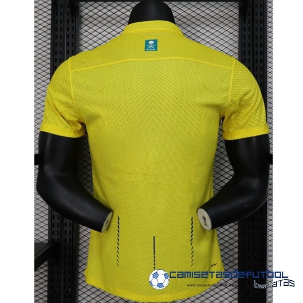 Nike Tailandia Casa Jugadores Camiseta Al Nassr Equipación 2023 2024 Amarillo - Image 2