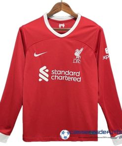 Nike Tailandia Casa Manga Larga Liverpool Equipación 2023 2024 Rojo