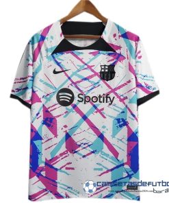 Nike Tailandia Especial Camiseta Barcelona  Equipación 2023 2024 Blanco Purpura