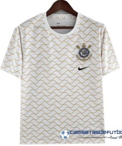 Nike Tailandia Especial Camiseta Corinthians Paulista 2022 Equipación 2023 Blanco Amarillo